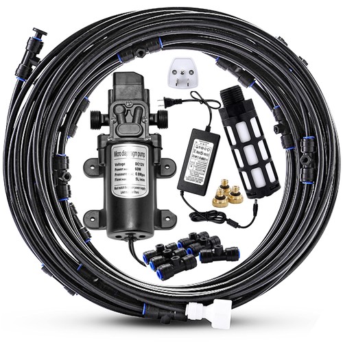 Outdoor misting cooling - cooling, system