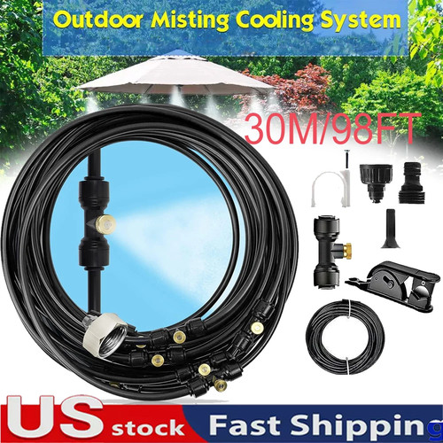 Misting cooling system 98ft - system,