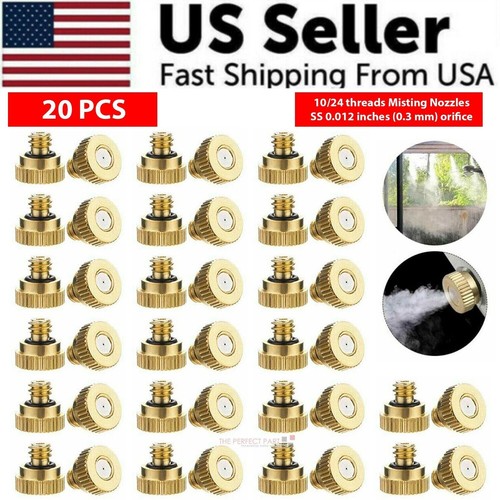 20x brass misting nozzles - 20x,
